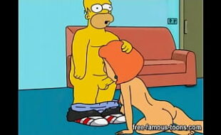 Homer Simpson Comendo Marge